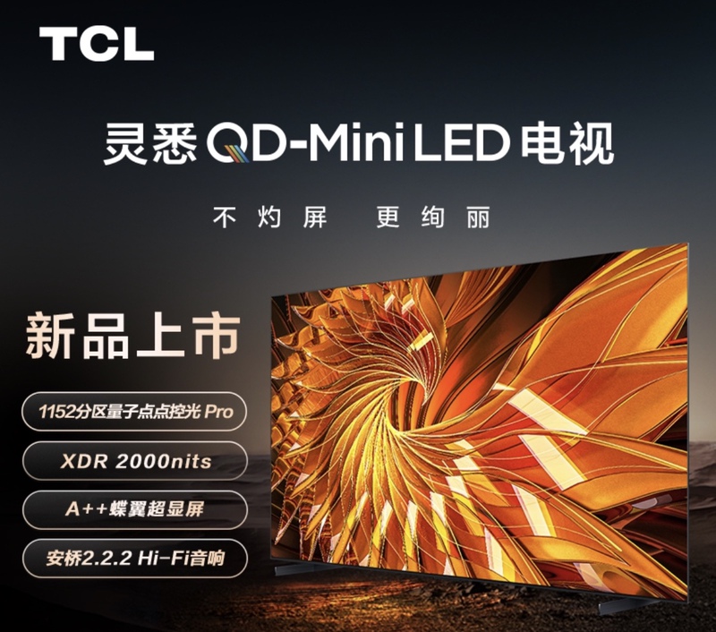 Tcl 75C12G 65C12G 85C12G 98C12G Ledqd-Mini Led Voice-Activated Smart Tv