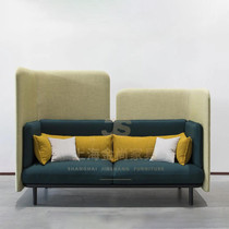 Nordic Light Extravagant Designer Soft-mounted Office Leisure Area Library Clubhouse Café High Backrest Cassette Sofa Chair