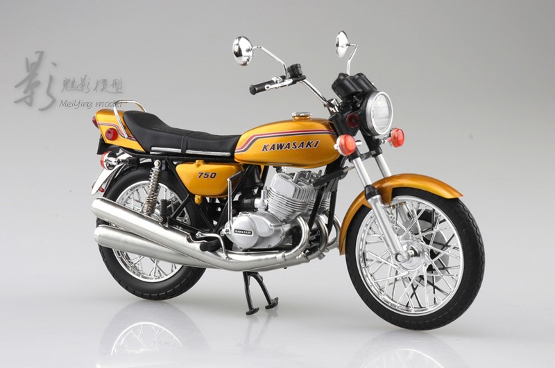 TAOSHIMA 1/12 FOR kawasaki 750SS For MACH IV motorcycle purple