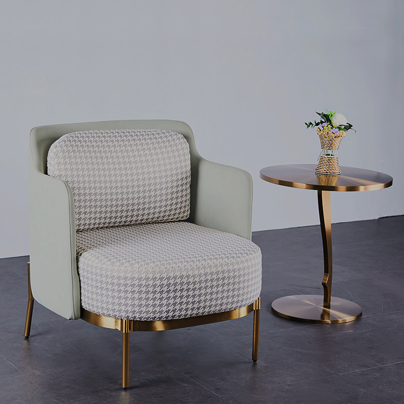 Designer Light Extravagant Sofa Chair Subliving-room Minimalist Fashion Home INTER-BOARD BEAUTY SALON CASUAL SINGLE SOFA CHAIR