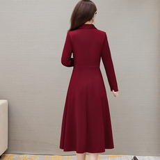 Одежда для дам 新娘妈妈春秋装礼服连衣裙新款洋气结婚母亲装高贵喜婆婆婚宴裙子