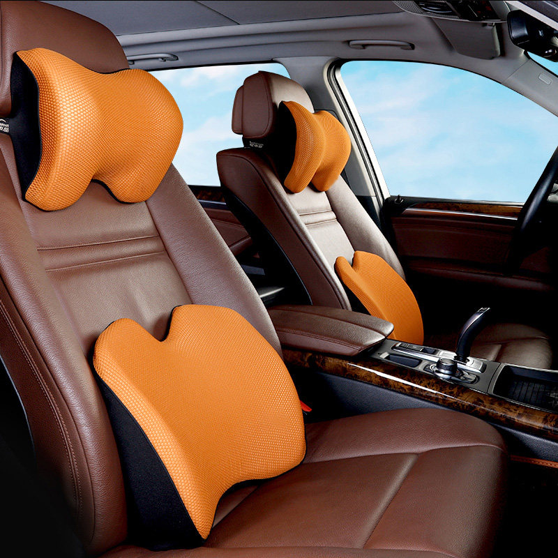 Car house waist back, car driver cushion backrest memory foam lumbar pad, office interior set decoration supplies