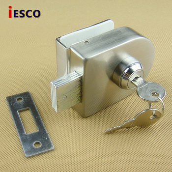 Stainless Steel Single Door Glass Lock Glass Door Lock Glass Central Lock Glass Latch Lock