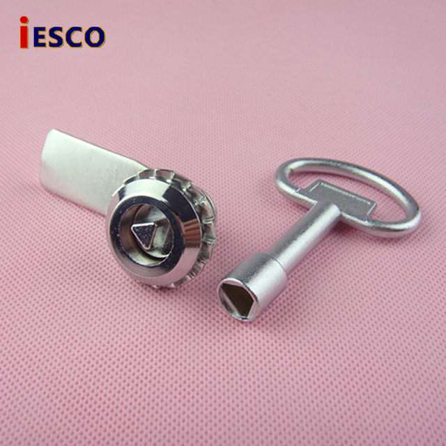Iesco Electrical Box Lock, Distribution Box Lock, Switch Cabinet Door Lock, Cam Lock, Triangular Key Cam Lock, Industrial Door Lock