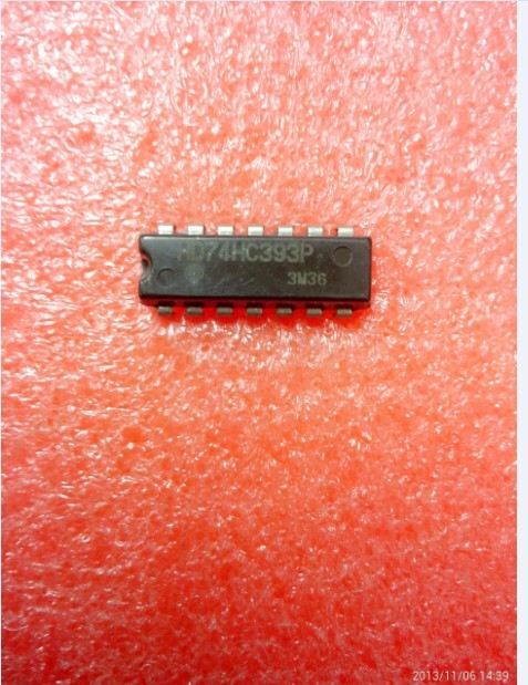 HD74HC393P DIP14 original spot dual 4-bit binary ripple counter IC with single matching