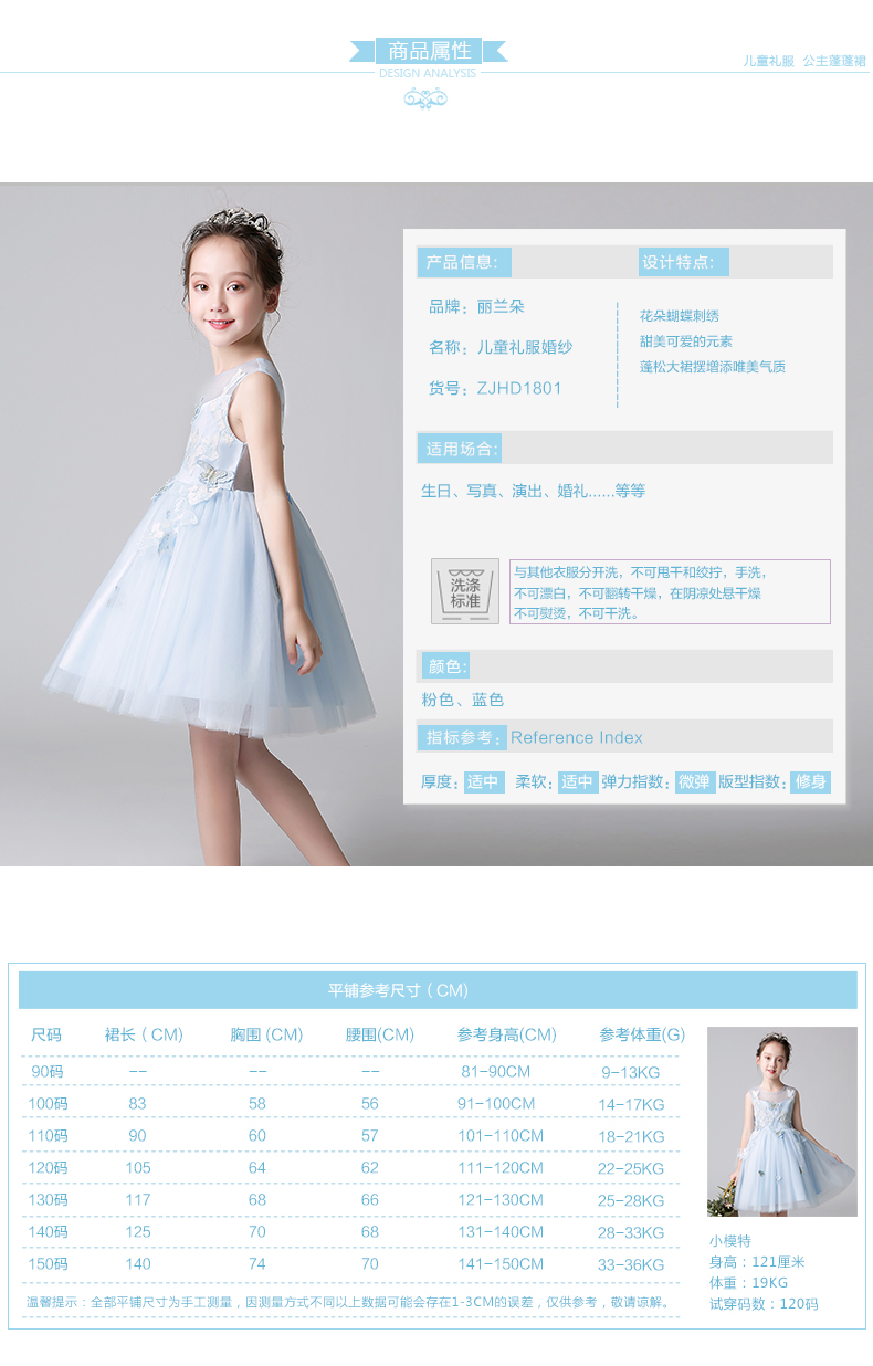 Lilan Duo cô gái fluffy công chúa váy hoa cô gái váy cưới màu hồng trẻ em màu xanh trang phục mùa hè phong cách mới váy đi tiệc trẻ em đẹp
