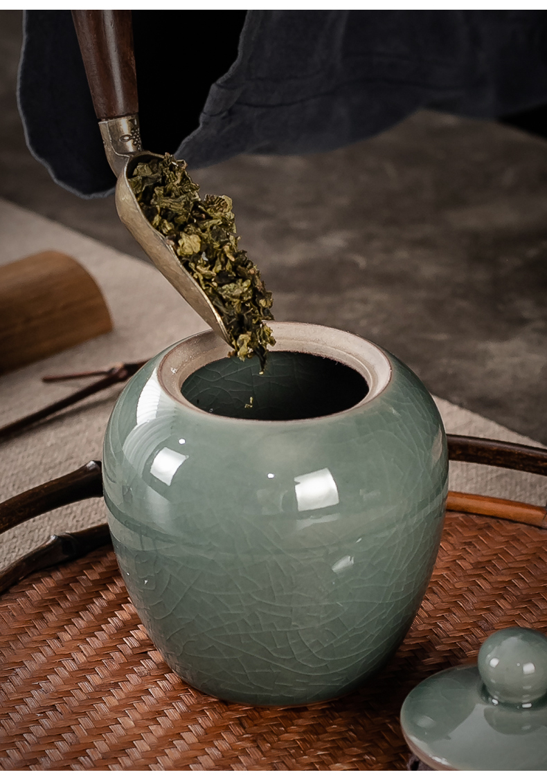 Japanese tea set the home office to receive a visitor teapot emerald green 秞 ceramic tea cup fresh small tureen