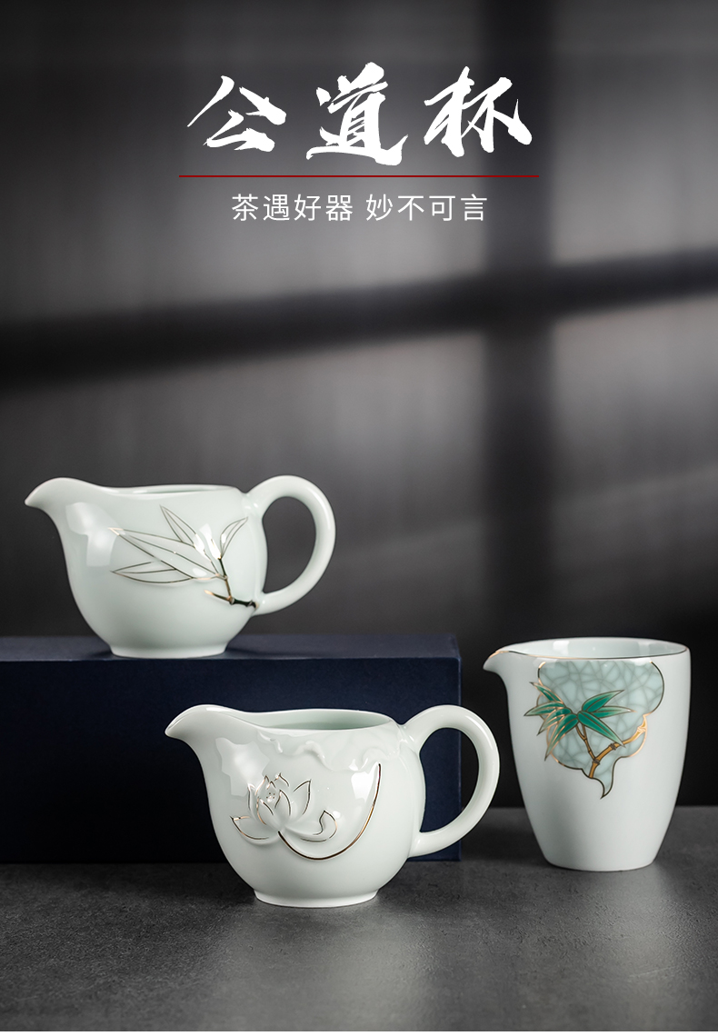 The Japanese celadon fair keller see colour ribbon ceramic tea cups and a cup of tea sea restoring ancient ways points tea, upset