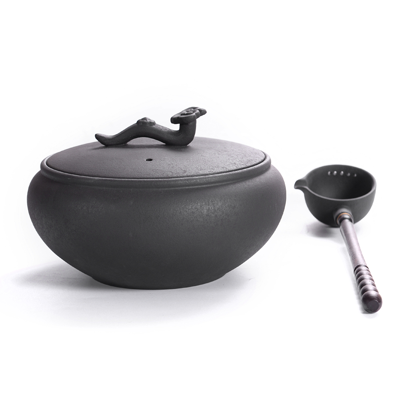 Japanese coarse pottery hand - made boiled tea machine electricity TaoLu puer tea points teaspoons kung fu tea tea bowl of boiled suit the teapot