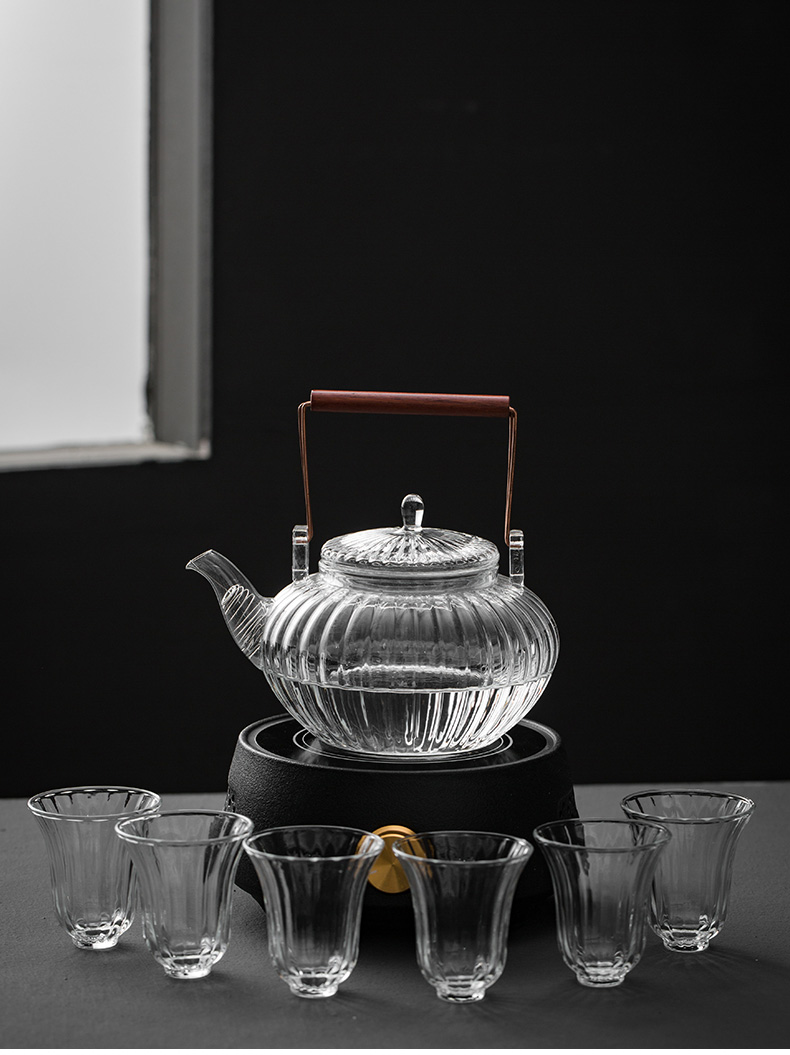 Japanese teapot heat - resistant glass girder TaoLu pot pot electricity heating household kung fu tea tea cup