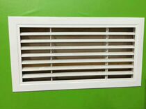 Double Louver air outlet open side wall grille air outlet open inclined blade return air outlet rainproof Louver