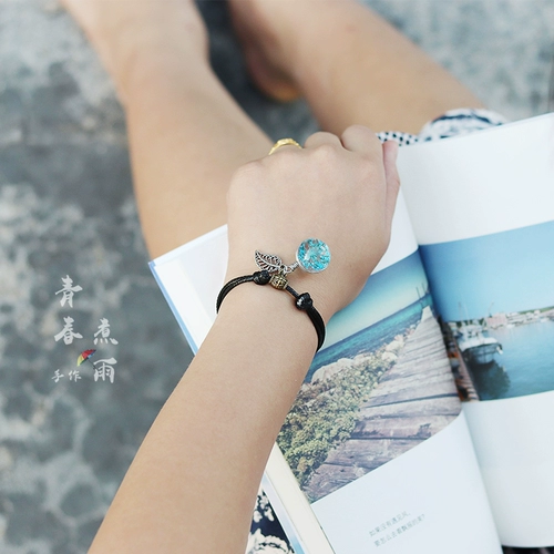 Счастливый клевер, образец, браслет для влюбленных для школьников подходит для мужчин и женщин