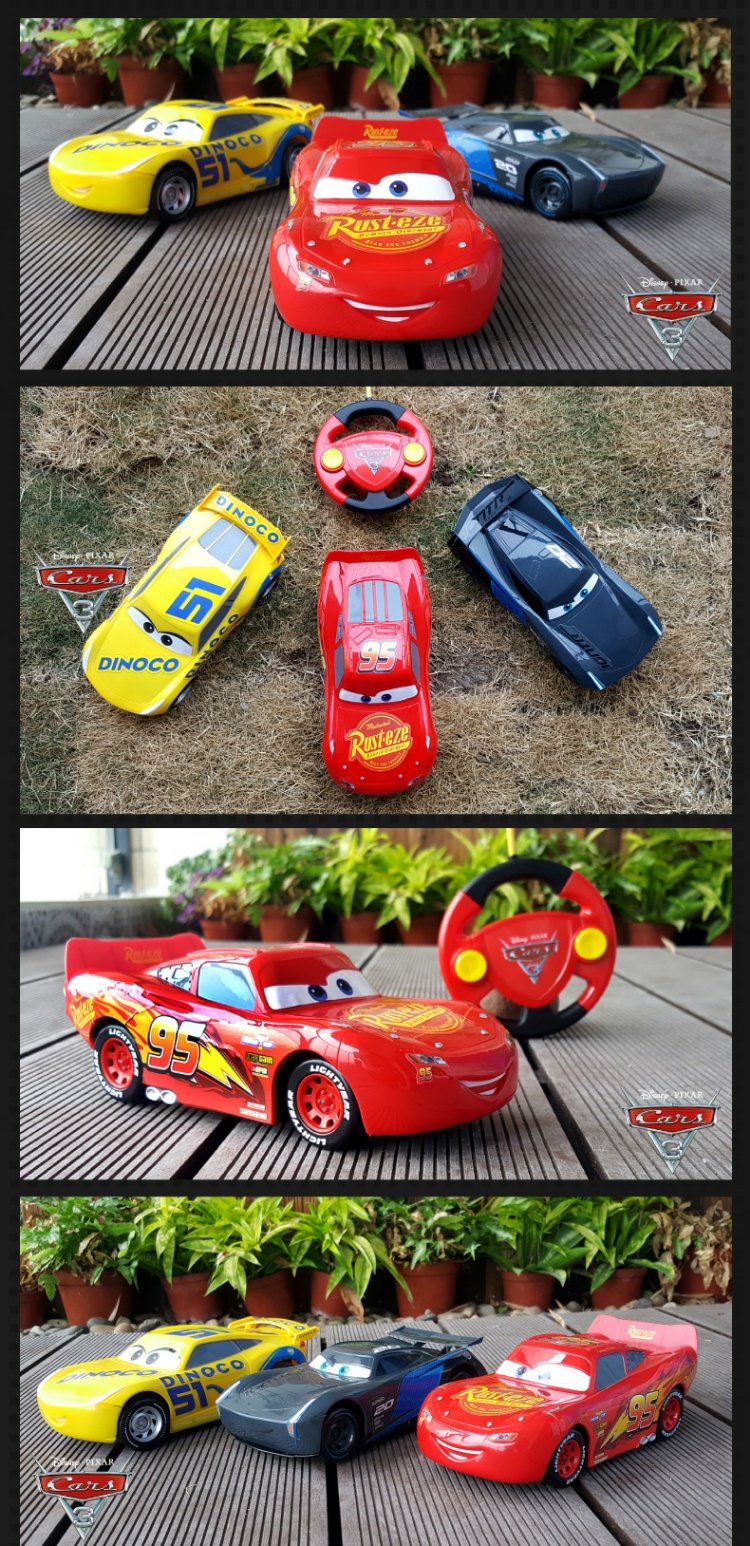 Disney xe huy động trẻ em điều khiển từ xa xe ô tô3 sét McQueen mô hình xe huy động xe đồ chơi đồ chơi cho bé 1 tuổi