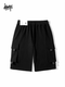 KERWATS student street fashion Lycra cotton loose straight shorts large size plus size men's summer five-point pants