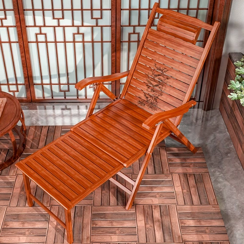 Императорский лаундж складной бамбуковый стул для взрослых без обеда спальный стул, старик Сяояо, домашний балкон