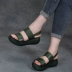 Giày đế xuồng mùa hè 2019 mới - Sandal Sandal