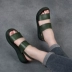 Giày đế xuồng mùa hè 2019 mới - Sandal giày sandal nữ tốt Sandal