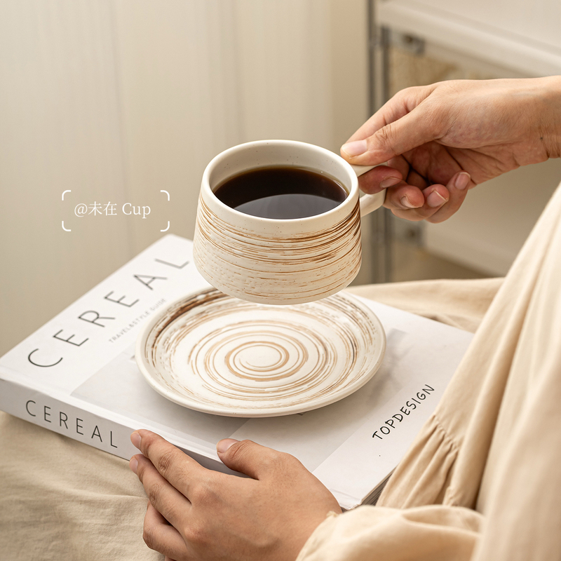 Not Found in the Cup Collection: Vintage Line Art Coffee Cup Set, High-End Afternoon Tea Cups, Niche Ceramic Cups, Gift Items Not Found in the Cup Collection: Vintage Line Art Coffee Cup Set, High-End Afternoon Tea Cups, Niche Ceramic Cups, Gift Items
