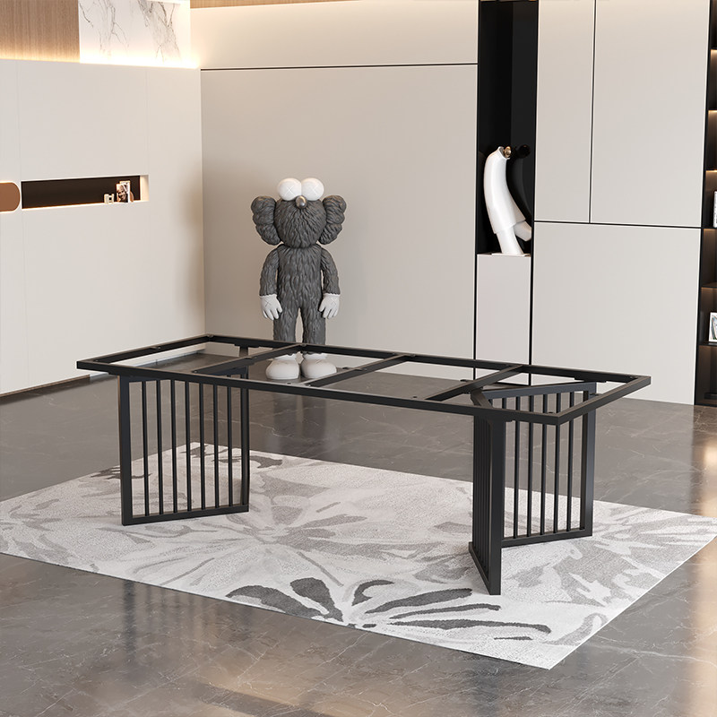 Table leg bracket spot wrought iron stainless steel tea table legs desk rack large plate dining table rock plate tea table base custom