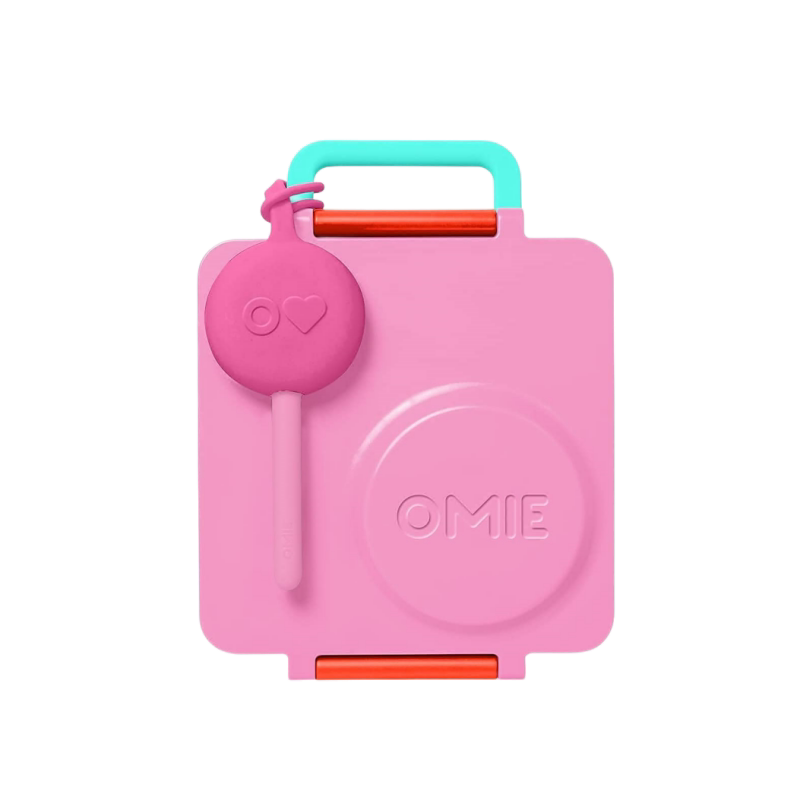 American Omiebox Second-Generation Stainless Steel Insulated Kidsren's Lunch Box, Primary School Student Lunch Box, Leak-Proof Compartmented Lunch Box