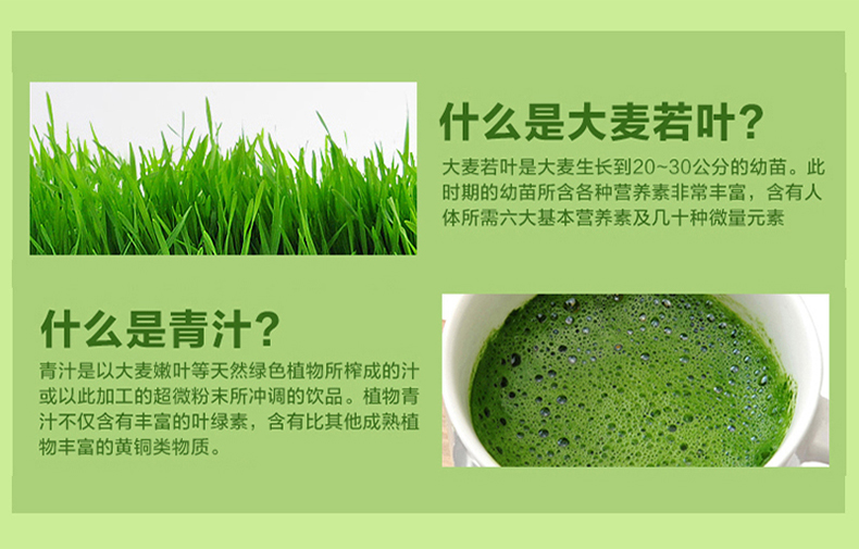 新西兰进口 Vitafit 大麦若叶 减肥代餐青汁粉 200g 图3