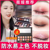 Eyeshadow palette 2021 new ins super fire Li Jia recommended affordable student net red eyeshadow pearlescent waterproof eyeshadow