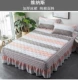 Bông bedspread bông giường váy mảnh duy nhất của bông và nệm bông bìa 1.5m1.8 Mega dày Hàn Quốc phiên bản của các tấm chống trượt - Váy Petti váy giường khách sạn