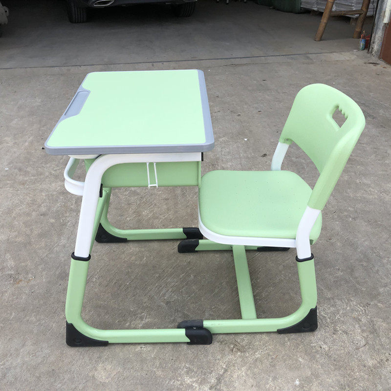 Primary and secondary school students desks and chairs children learning writing desk school classroom training tutoring class home desk and chair set