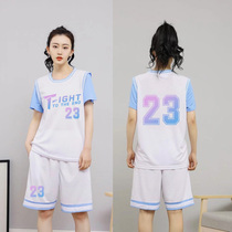 Fake Two Basketball Suits Suit Movement Compassionate Men And Women Speed Dry Training Loose Short Sleeves Customized Elementary School Kids