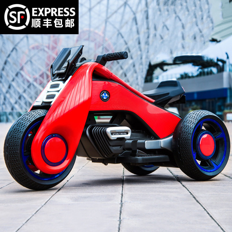 Bedochi Hurricane Mini-Send Friend Gift Children Electric Motor Car Kid 1-3-Year-Old Three-wheeler Can Sit