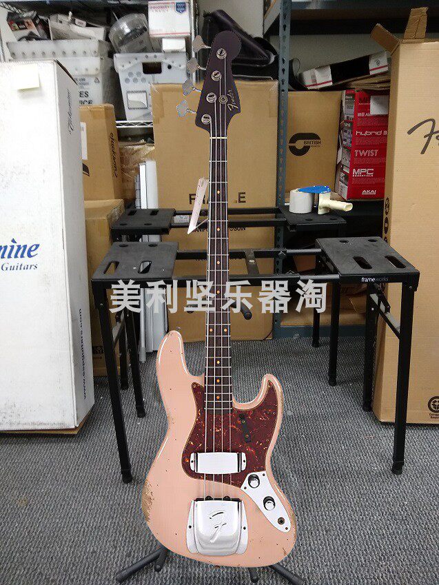 Flender Custom Shop CS 1960 Jazz Bass Relic electric bass CS 60 Finda