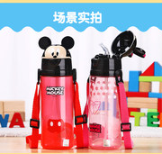 Disney迪士尼 儿童水杯5842带吸管塑料水壶220/550ml