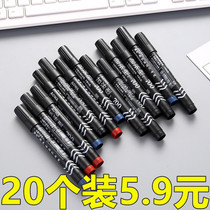 Oily non-erasable marker Super long oily notepaper Express big head pen 700 pen black red blue