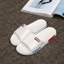 Sports slippers mens summer indoor non-slip hipster couple home beach cool slippers Female student home floor drag 