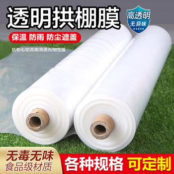 Transparent small arch shed film plastic film vegetable greenhouse film growing vegetables agricultural film seedlings cold protection pe plastic sheet