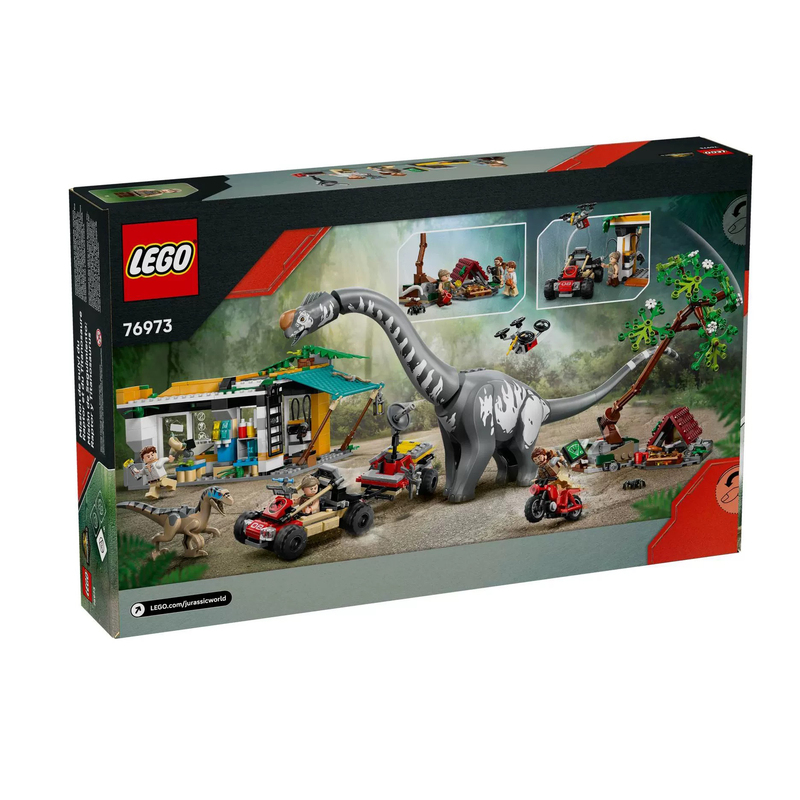 Lego Jurassic World 76973 Velociraptor and Titanosaurus Tracking Mission Children's Building Toy Lego Jurassic World 76973 Velociraptor and Titanosaurus Tracking Mission Children's Building Toy