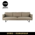 Ý phong cách Ý Sofa da Bắc Âu hiện đại tối giản lớp đầu tiên thiết kế da bò xuống sofa kết hợp 123 - Ghế sô pha