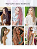 Laser gold wire seamless hair extension wig
