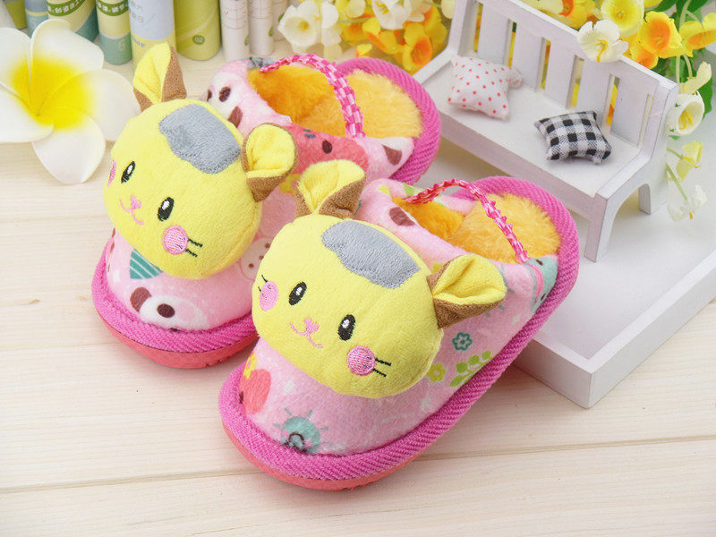 Pantoufles enfants en suède pour hiver - semelle autre - Ref 1015460 Image 36