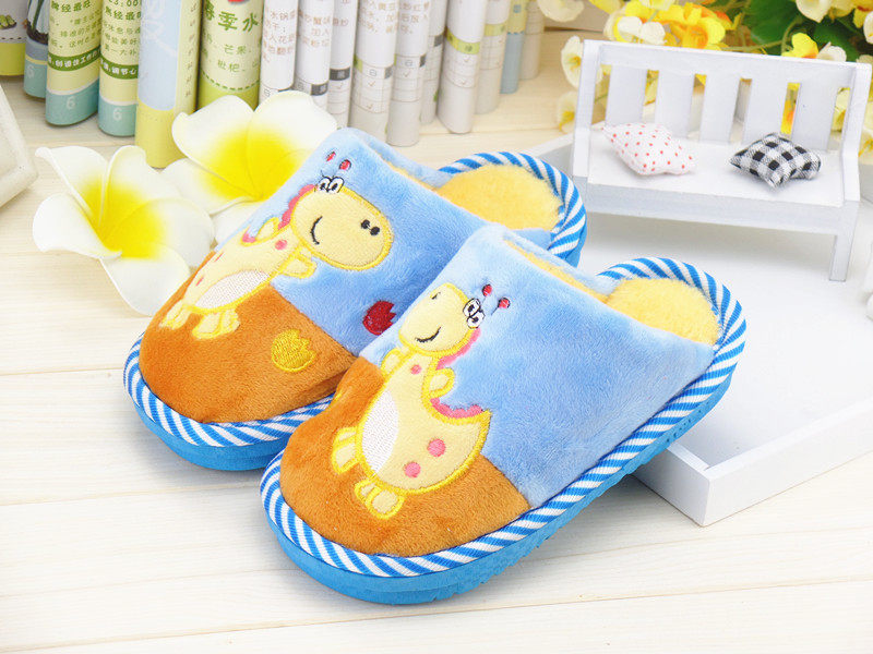 Pantoufles enfants en suède pour hiver - semelle autre - Ref 1015460 Image 48