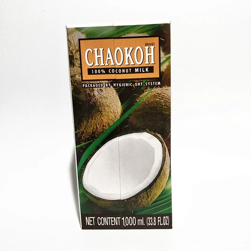 Таиланд импортировал красивое кокосовое молоко 1 л*12 коробок кокосового сока ингредиенты саго кокосовое молоко зимнее инь, густое кокосовое молоко