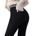 Quần legging nữ 2019 phiên bản Hàn Quốc mới của quần đen hoang dã xuân hè mặc quần lửng nữ mùa xuân nhỏ quần mỏng - Khởi động cắt