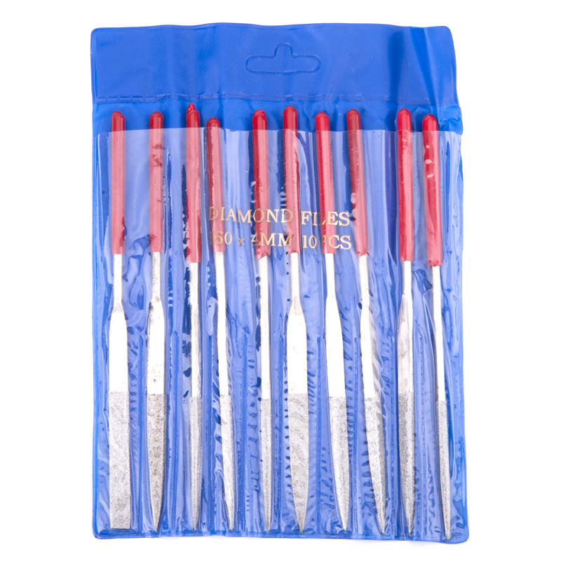 Small filing knife diamond plated titanium ash broach knife steel filing alloy steel bruising diamond sand diamond suit polished polished