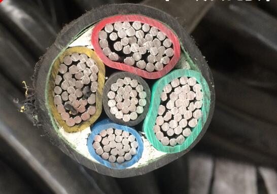 5 lines 150 squared aluminium cables 3-phase 5 core VLV3 * 150 2 * 70 squared aluminium core 4 * 150 1 aluminium cored wire-Taobao