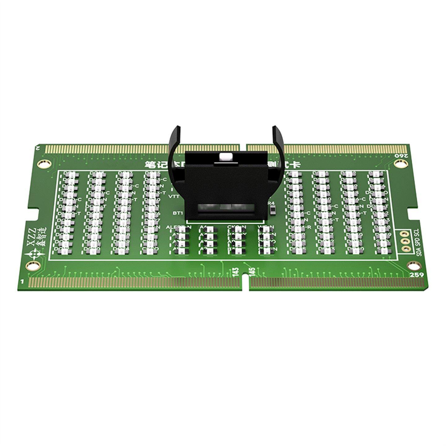 Xinzhi Smart Notebook Motherboard Ddr4 Memory Slot Test Card with Lighted Socket Test Card Ddr5 Memory Card Tester