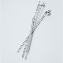 Large head Various magnetic open light bracket Size head tie sub stainless steel ties Mini-cylinder steel band bandwidth 60MM