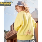 巴拉巴拉 Детская базовая приятная телу осенняя толстовка, в западном стиле, детская одежда, в корейском стиле