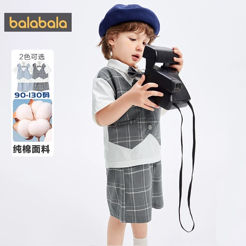 Летний детский комплект для мальчиков, хлопковые спортивные штаны, детская одежда