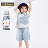 Летний детский комплект для мальчиков, хлопковые спортивные штаны, детская одежда