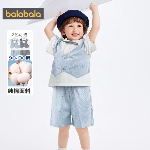 Летний детский комплект для мальчиков, хлопковые спортивные штаны, детская одежда